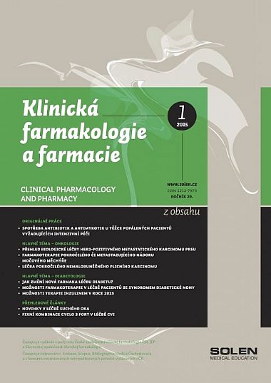 časopis Klinická farmakologie a farmacie č. 1/2015