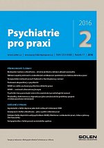 časopis Psychiatrie pro praxi č. 2/2016