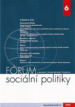 časopis Fórum sociální politiky č. 6/2020