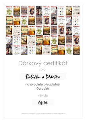 Náhled dárkového certifikátu