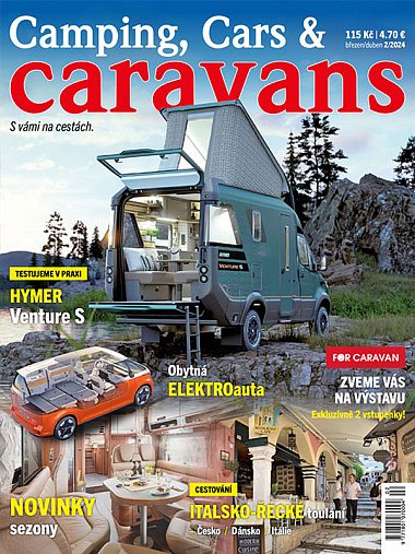 časopis Camping, Cars & Caravans č. 2/2024
