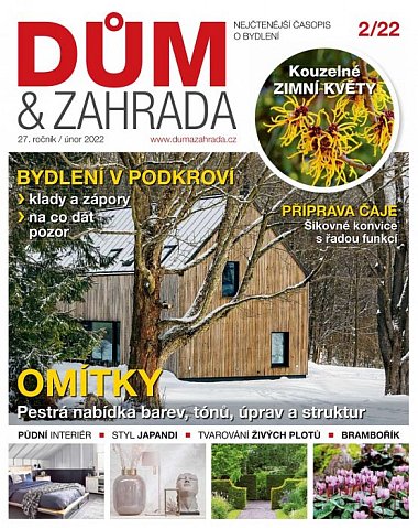 časopis Dům a zahrada č. 2/2022
