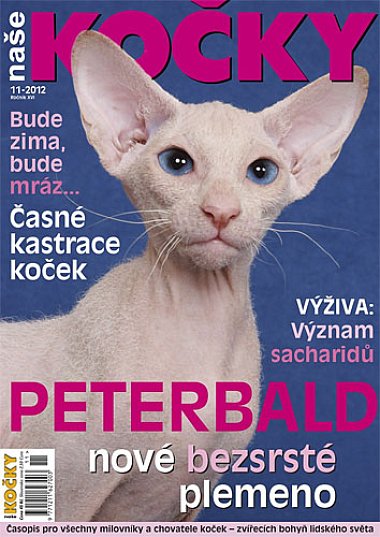 časopis Naše kočky č. 11/2012