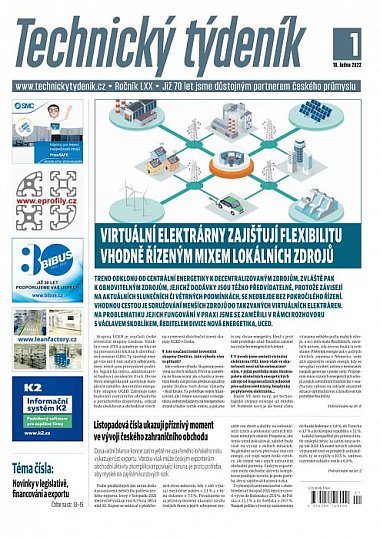 časopis Technický týdeník č. 1/2022