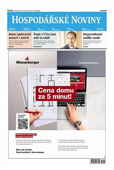 deník Hospodářské noviny 30.6.2022