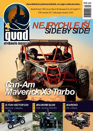 časopis Quad: atv&moto magazín č. 4/2016
