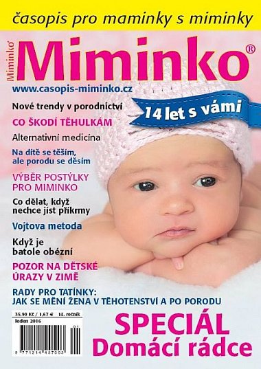 časopis Miminko č. 1/2016