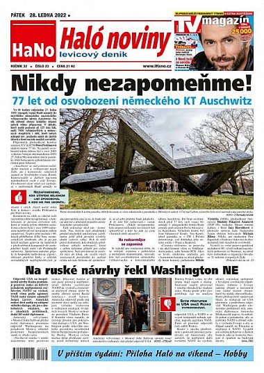 deník Haló noviny 28.1.2022