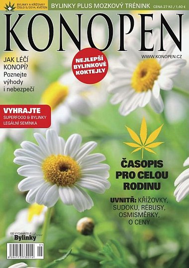 časopis Konopen křížovky bylinky č. 5/2014