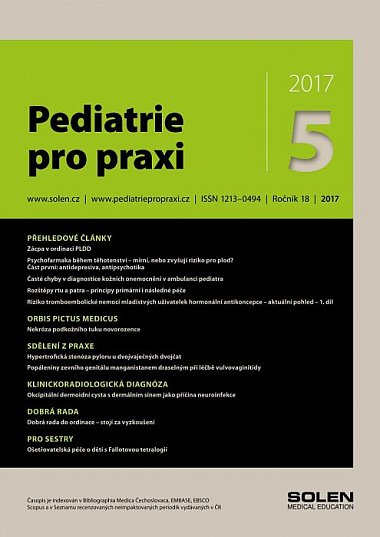 časopis Pediatrie pro praxi č. 5/2017