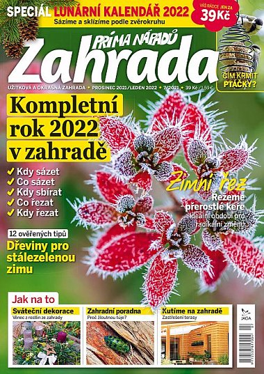 časopis Zahrada prima nápadů č. 7/2021