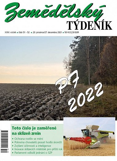 časopis Zemědělský týdeník č. 51/2022
