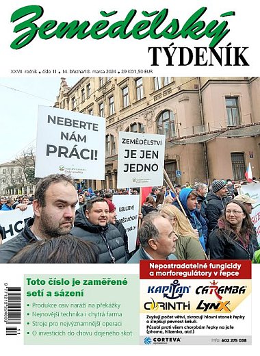 časopis Zemědělský týdeník č. 11/2024