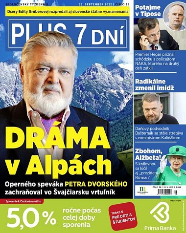 časopis Plus 7 dní č. 38/2022
