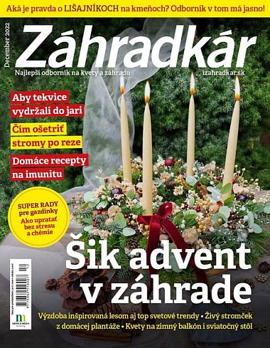 časopis Záhradkár č. 12/2022
