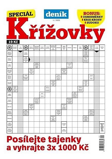časopis Deník Křížovky č. 1/2020