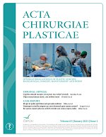 časopis Acta Chirurgiae Plasticae č. 1/2021