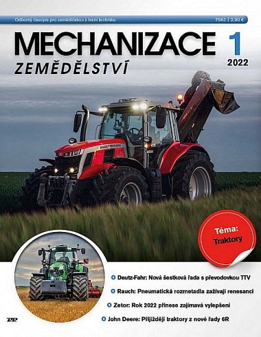 časopis Mechanizace zemědělství č. 1/2022