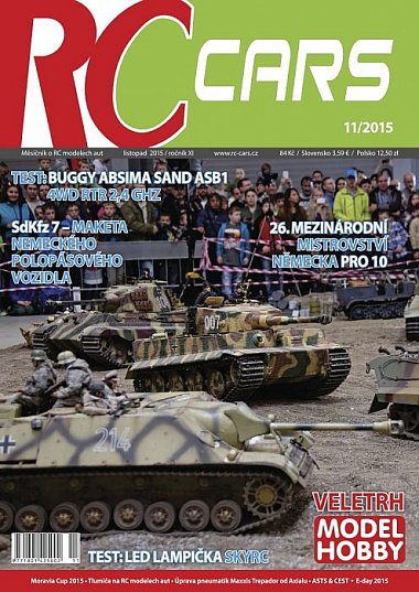 časopis RC cars č. 11/2015