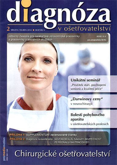 časopis Diagnóza v ošetřovatelství č. 2/2014