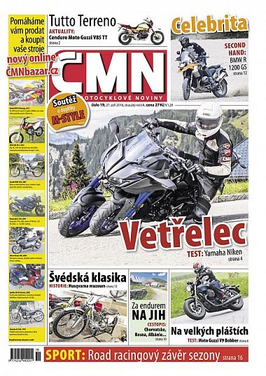 ČMN - České motocyklové noviny č. 19/2018