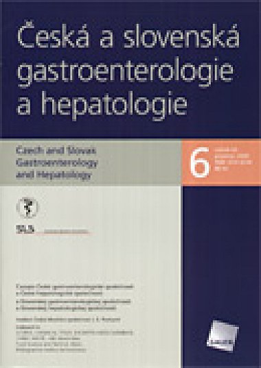 časopis Česká a slovenská gastroenterologie a hepatologie č. 6/2010
