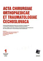 časopis Acta chirurgiae orthopaedicae et traumatologiae Čechoslovaca č. 1/2016