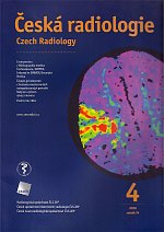 časopis Česká radiologie č. 4/2020