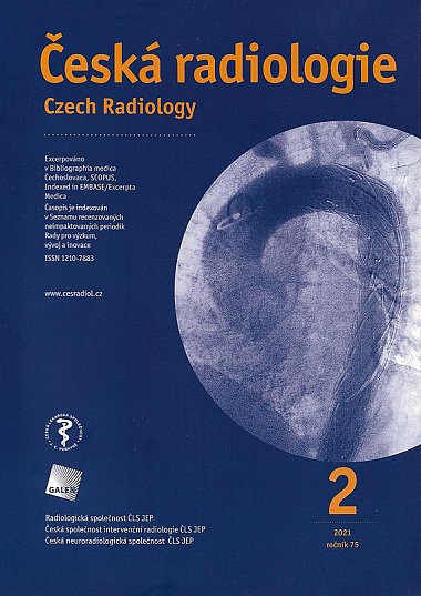 časopis Česká radiologie č. 2/2021