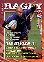 časopis Ragby life and sport č. 5/2008