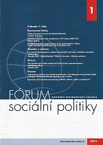 časopis Fórum sociální politiky č. 1/2021