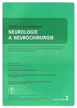 časopis Česká a slovenská neurologie a neurochirurgie č. 2/2021