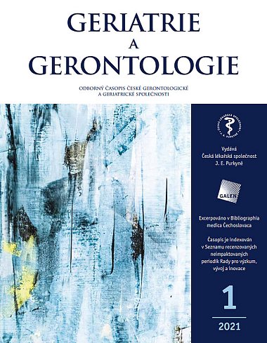časopis Geriatrie a gerontologie č. 1/2021